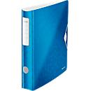 Classeur à levier Active WOW LEITZ®, format A4, largeur du dos 65 mm, 5 pièces, bleu