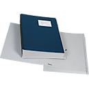 Classeur à levier Biella Pronto, pour DIN A4, 31 pièces, numérotées 1-31, L 325 x l 275 x H 50 mm, vinyle, bleu foncé