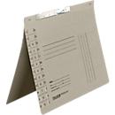 Classeur à levier Falken, format A4, pour jusqu'à 200 feuilles, perforation de la fente, agrafage d'autorité, carton recyclé, gris, 50 pièces