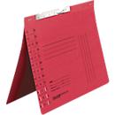 Classeur à levier Falken, format A4, pour jusqu'à 200 feuilles, perforation de la fente, agrafage d'autorité, carton recyclé, rouge, 50 pièces
