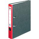 Classeur à levier maX.file nature herlitz, format A4, l. de la tranche 50 mm, rouge