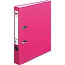 Classeur à levier maX.file protect herlitz, format A4, l. de la tranche 50 mm, rose