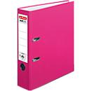 Classeur à levier maX.file protect herlitz, format A4, largeur du dos 80 mm, rose