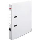 Classeur à levier maX.file protect plus herlitz, format A4, l. de la tranche 50 mm, blanc