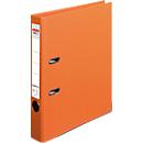 Classeur à levier maX.file protect plus herlitz, format A4, l. de la tranche 50 mm, orange