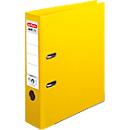 Classeur à levier maX.file protect plus herlitz, format A4, largeur du dos 80 mm, jaune