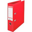 Classeur à levier Nr 1 Power Esselte - PP - A4 - dos 75 mm - étiquette de dos interchangeable - rouge