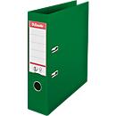 Classeur à levier Nr 1 Power Esselte - PP - A4 - dos 75 mm - étiquette de dos interchangeable - vert