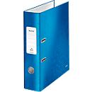 Classeur à levier WOW 1005 LEITZ®, format A4, largeur du dos 80 mm, bleu
