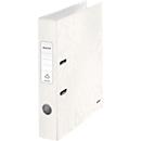 Classeur à levier WOW 1006 LEITZ®, format A4, l. de la tranche 50 mm, blanc