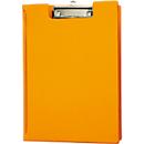 Classeur à pince MAUL, DIN A4, avec pince métallique, porte-stylo, 319 x 229 x 13 mm, carton recouvert d'une feuille, orange