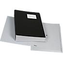 Classeur Biella Pronto, pour DIN A4, 31 pièces, numérotées 1-31, L 325 x l 275 x H 50 mm, vinyle, noir
