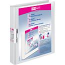 Classeur de présentation VELOFLEX - A4 - à 4 anneaux - largeur du dos 33 mm - anneaux Ø 25 mm - blanc
