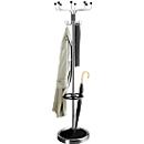Classic standing coat rack, chrome