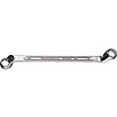 Clé polygonale double Stahlwille 20, SW 27 x 32 mm, longueur 360 mm, acier chrome-alloy, coudée en profondeur, double six pans avec profil AS-Drive