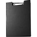 Clip map MAUL, DIN A4, met metalen clip, penhouder, 319 x 229 x 13 mm, karton met folie, zwart