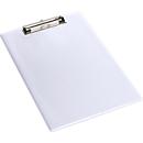 Clipboard, DIN A4, plastic, with eyelet for hanging, white