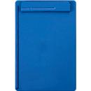 Clipboard MAUL MAULgo Recycling, A4, clamping width 8 mm, with paper stop left &amp; clip holder for writing instruments, 90 % recycled plastic, blue