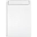 Clipboard MAUL MAULgo Recycling, A4, clamping width 8 mm, with paper stop left &amp; clip holder for writing instruments, 90 % recycled plastic, white
