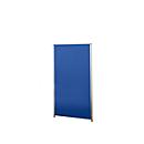Cloison de séparation Aluna, 1000 x 1600 mm bleu