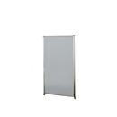 Cloison de séparation Aluna, 1000 x 1600 mm gris