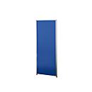 Cloison de séparation Aluna, 800 x 1800 mm, bleu