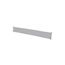 Cloison de séparation de table Aluna, 1800 x 400 mm, gris