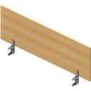 Cloison de séparation de table ARLON-OFFICE, 1400 mm, coloris hêtre