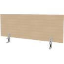 Cloison de séparation de table ARLON-OFFICE - l. 1200 x H 420 mm - décor chêne