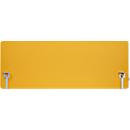 Cloison de table jaune L 2000 x H 600 mm