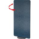 Cloison mobile Metropol, protection visuelle et auditive, pivotant, l. 800 x P 400 x H 1700 mm, bleu