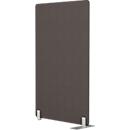 Cloison Modus avec pied, épaisseur 25 mm, L 800 x H 1400 mm, gris foncé