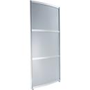 Cloison ronde et haute, coloris argent