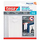 clou adhésif tesa®, pour papier peint et plâtre, force adhésive jusqu'à 2 kg, amovible, 2 pièces