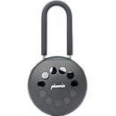 Coffre-fort à clés Phoenix Palm KS0213ES, serrure à clé motorisée, contrôle par app, Bluetooth, étanche/résistant à la poussière IP65, avec anse de serrure, noir