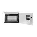 Coffre-fort FRS 32, résistance au feu LFS 60P selon EN 15659, niveau de sécurité S 2, serrure électronique et serrure à clé, 1 tablette coulissante, L 445 x P 425 x H 315 mm, gris clair RAL 7035
