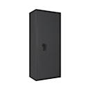 Coffre-fort Lyra 16, classe I selon EN 1143-1, 252 l, charnières à droite, serrure à double panneton, 4 tablettes, L 650 x P 420 x H 1550 mm, gris graphite RAL 7024