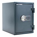 Coffre-fort pour documents Rottner Fire Hero 50, serrure électronique, classe de sécurité EN 1, résistance au feu jusqu'à 30 min, 26 litres, acier, anthracite