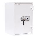 Coffre-fort Rottner Atlas Fire 65 Premium, 62 l, classe de sécurité EN 1, résistance au feu jusqu'à 30 min, serrure à double panneton, L 440 x P 430 x H 655 mm, acier, blanc