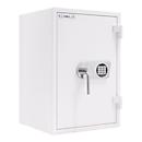 Coffre-fort Rottner Atlas Fire 65 Premium, 62 l, classe de sécurité EN 1, résistance au feu jusqu'à 30 min, serrure électronique, L 440 x P 430 x H 655 mm, acier, blanc