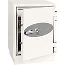 Coffret de protection incendie FS 0441, serrure à clé, L 500 x P 500 x H 640 mm, acier, blanc signalisation RAL 9003