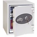 Coffret de protection incendie FS 1282 K, serrure à clé, acier, blanc signalisation RAL 9003