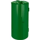Colector de residuos, 120 l, verde