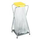 Colector de residuos con base, 70 l, tapa amarillo