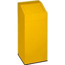 Colector de residuos reciclables VAR, capacidad 76 l, amarillo