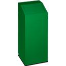 Colector de residuos reciclables VAR, capacidad 76 l, verde