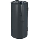 Collecteur de déchets, 120 L, anthracite