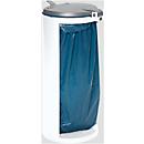 Collecteur de déchets avec ouverture arrière, blanc, poids 8,75 kg