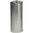 Collecteur de déchets avec ouverture arrière, galvanisé, poids 8,90 kg