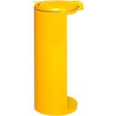 Collecteur de déchets avec ouverture arrière, jaune, poids 8,75 kg
